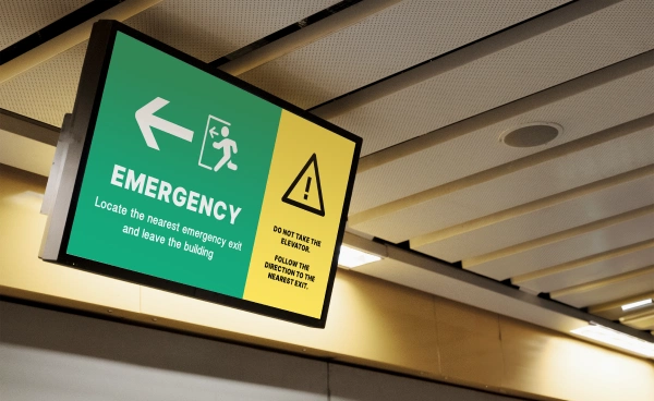 Tryb awaryjny i śledzenie ewakuacji