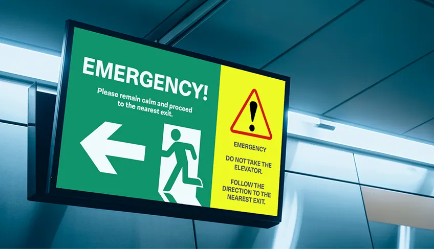 Rola digital signage sytuacjach kryzysowych