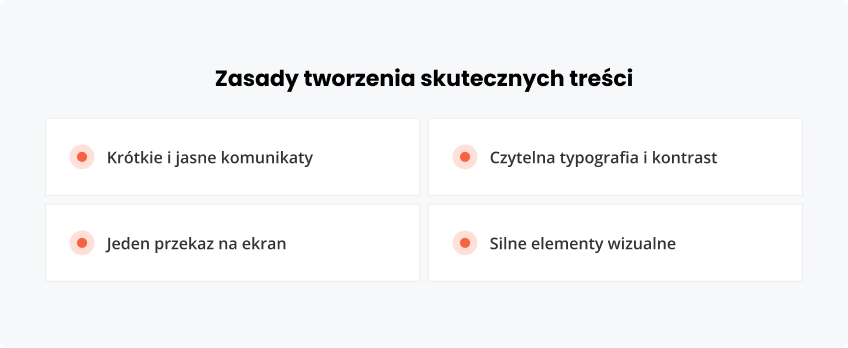 Zasady tworzenia skutecznych treśc