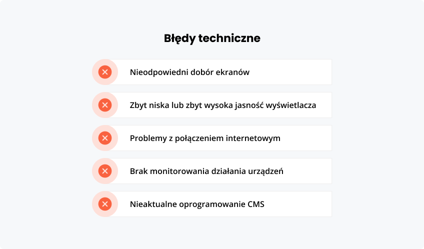 Błędy techniczne