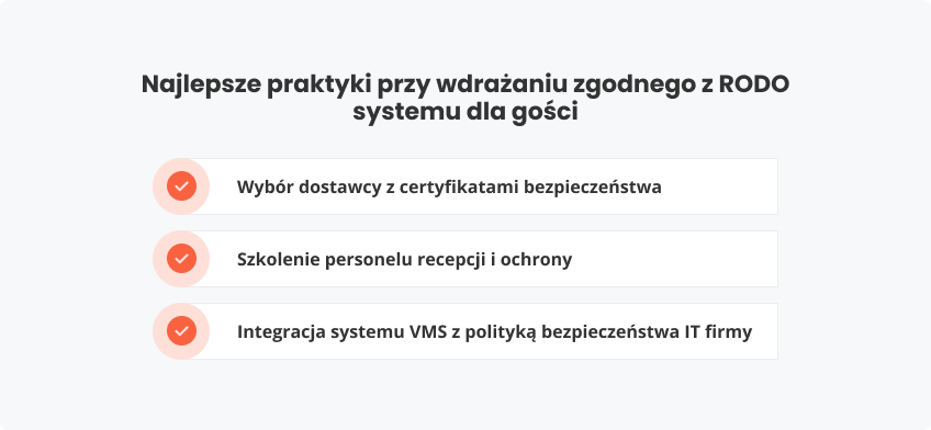 Najlepsze praktyki wdrażaniu zgodnego z RODO systemu dla gości
