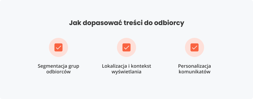 Jak dopasować treści odbiorcy