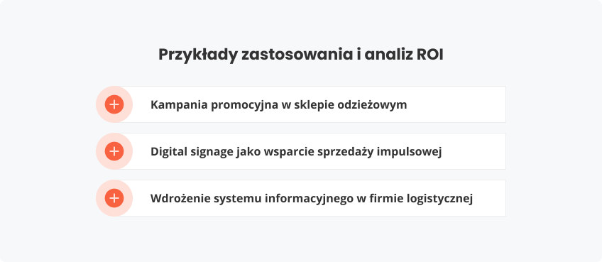 Przykłady zastosowania analiz ROI
