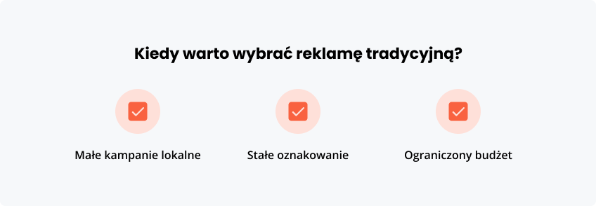 Kiedy warto wybrać reklamę tradycyjną?
