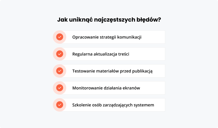 Jak uniknąć błędów?