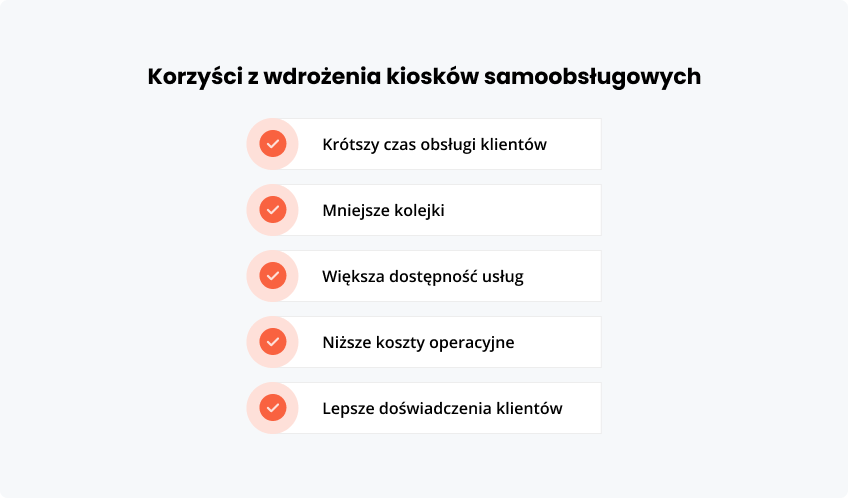Korzyści z kiosków samoobsługowych