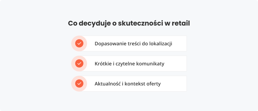 Co decyduje skuteczności retail