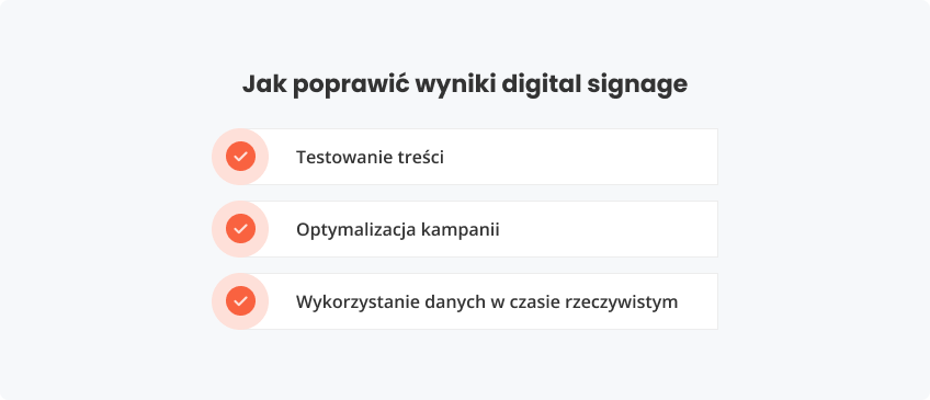 Jak poprawić wyniki signage
